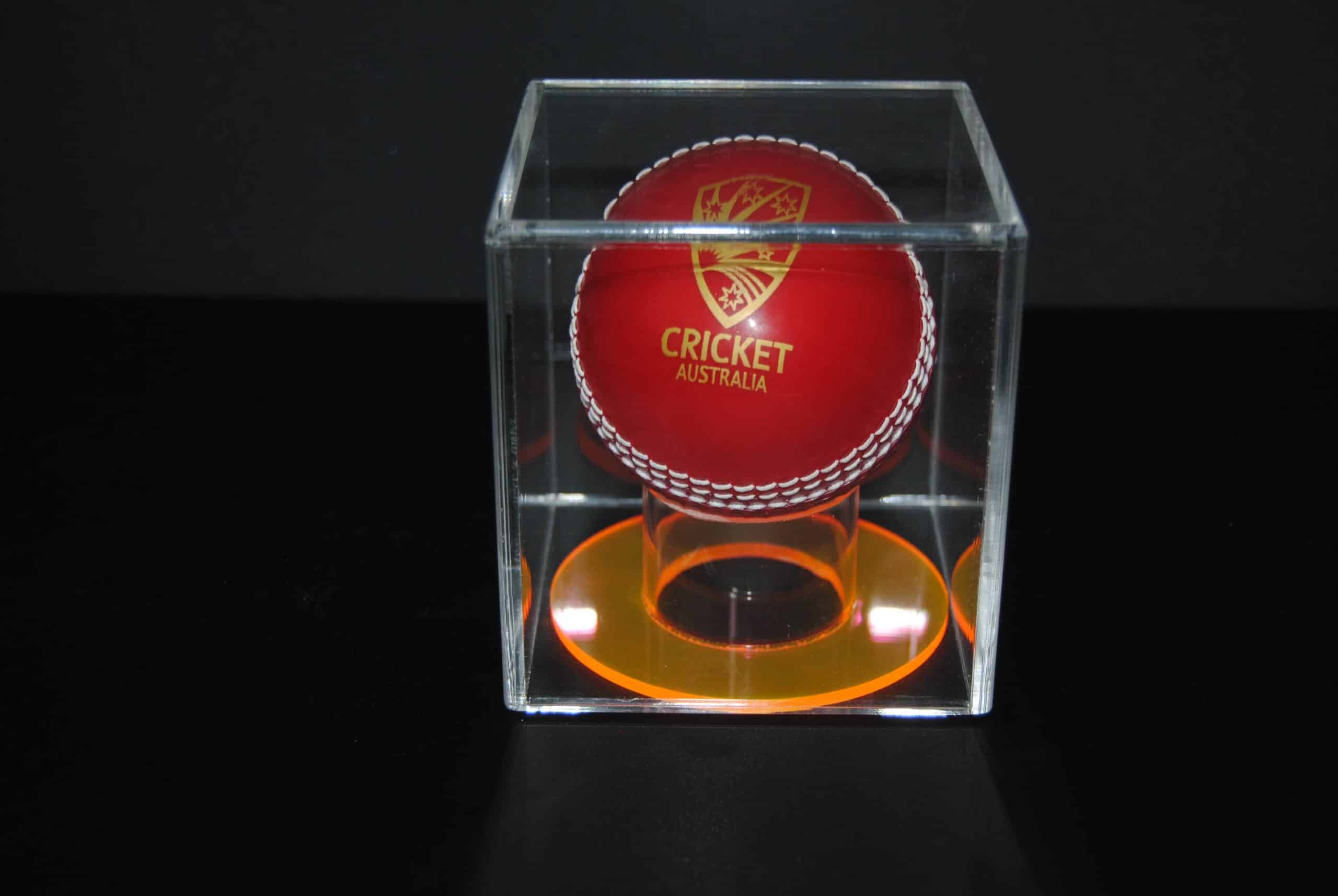 Cricket ball display